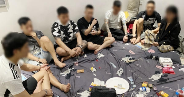 Phát hiện nhóm đối tượng tổ chức sử dụng ma túy tại nhà riêng