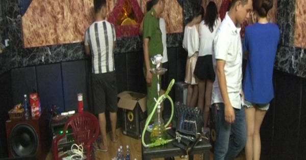 Huế: Công an "đột kích" vào nhà nghỉ, hàng chục nam thanh nữ tứ đang phê ma túy