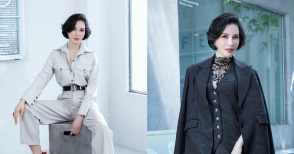 U50 khoe khéo vòng eo con kiến, MC Thanh Mai gây hút mắt người đối diện