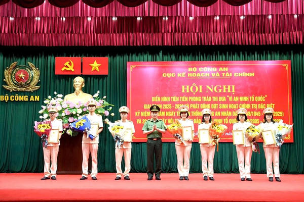 Tôn vinh tập thể, cá nhân điển hình tiên tiến của Cục Kế hoạch và Tài chính - Bộ Công an