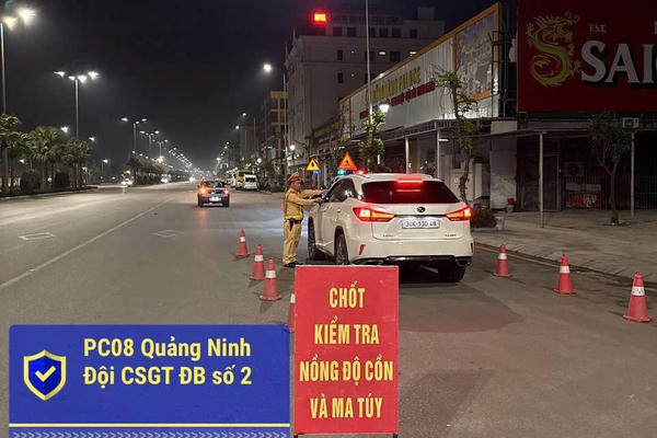 Quảng Ninh: Trong 3 tháng đầu năm Đội CSGT đường bộ số 2 đã xử lý 978 trường hợp vi phạm nồng độ cồn Quảng Ninh: Trong 3 tháng đầu năm Đội CSGT đường bộ số 2 đã xử lý 978 trường hợp vi phạm nồng độ cồn