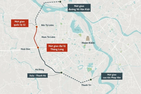 Hà Nội phê duyệt phương án, vị trí 3 nút giao thông trên tuyến Vành đai 3,5