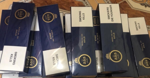 Bán thuốc lá ngoại không có tem nhập khẩu bị xử phạt hành chính