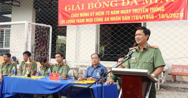An Giang: Giải bóng đá kỷ niệm 75 năm Ngày truyền thống lực lượng Tham mưu CAND