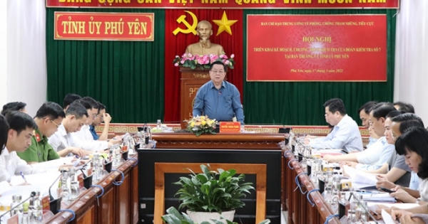 Phú Yên: Thành lập Ban Chỉ đạo phòng, chống tham nhũng, tiêu cực