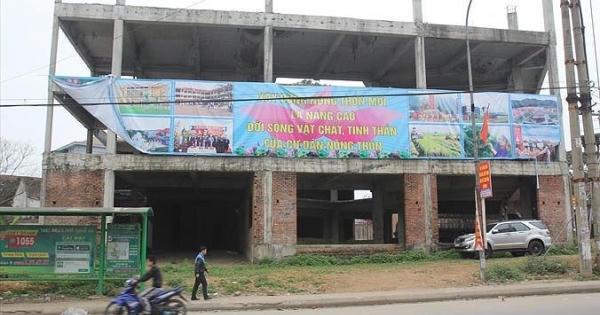 Công trình trái phép Nam Đàn Plaza tiền tỷ bị bỏ hoang