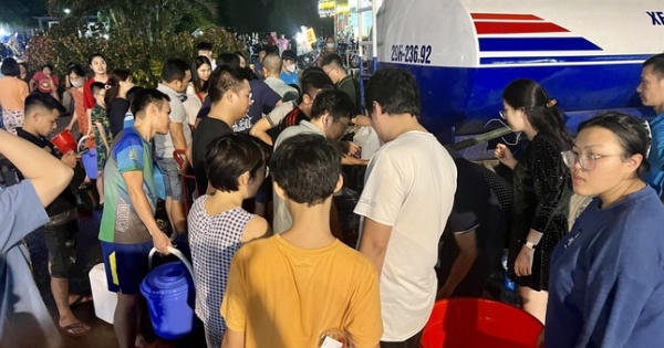 Sục rửa toàn bộ đường ống, bể nước Khu đô thị Thanh Hà