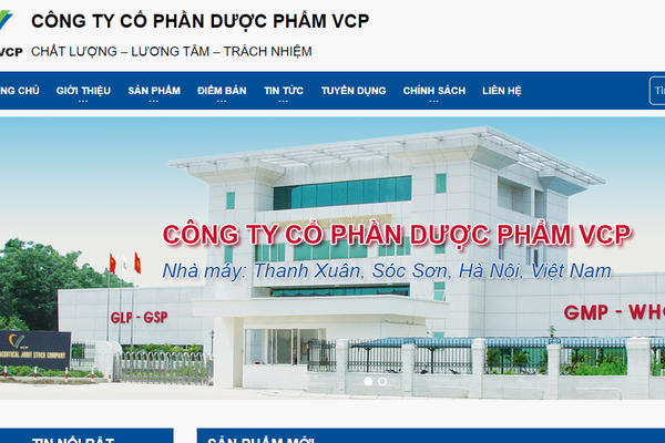 Công ty cổ phần dược VCP bị xử phạt 70 triệu đồng