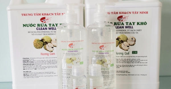 Vỏ và hạt mãng cầu được chiết xuất làm dung dịch sát khuẩn phòng, chống dịch Covid-19