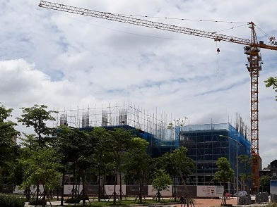 Chung cư Bách Việt Areca Garden thi công tới tầng 4 mới phát hiện chưa có GPXD