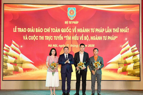 Bộ Tư pháp phát động Giải báo chí toàn quốc ngành Tư pháp lần thứ 2