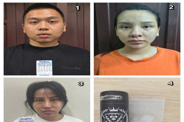 Bắt ổ nhóm tổ chức sử dụng ketamine do vợ chồng trẻ cầm đầu tại Quảng Ninh