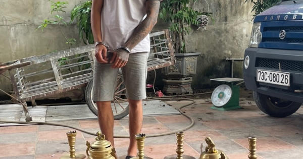 Bắt đối tượng chuyên đột nhập vào nhà dân trộm lư hương