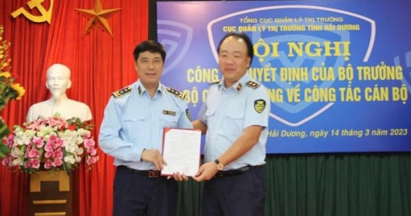 Ông Trần Văn Toàn giữ chức Cục trưởng Cục Quản lý thị trường tỉnh Hải Dương
