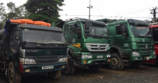 Thanh Hóa: Hàng loạt xe vượt quá trọng tải bị bắt giữ