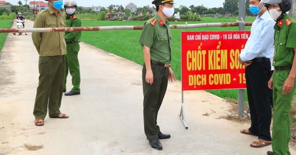 Nóng: Phong tỏa một thôn do có ca dương tính lần 1 với Covid-19 ở Thái Bình