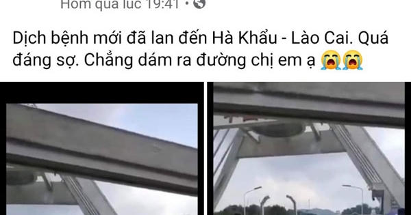 Lào Cai: Yêu cầu chủ 2 tài khoản facebook cá nhân gỡ bỏ thông tin sai sự thật về cúm virus Corona
