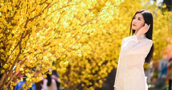 Ngắm đường cong tuyệt đẹp của diễn viên “Cả một đời ân oán” trong tà áo dài Xuân