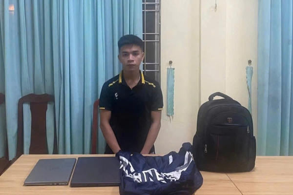 Bắt đối tượng đột nhập ký túc xá trường chuyên trộm tài sản rồi gửi xe khách về quê