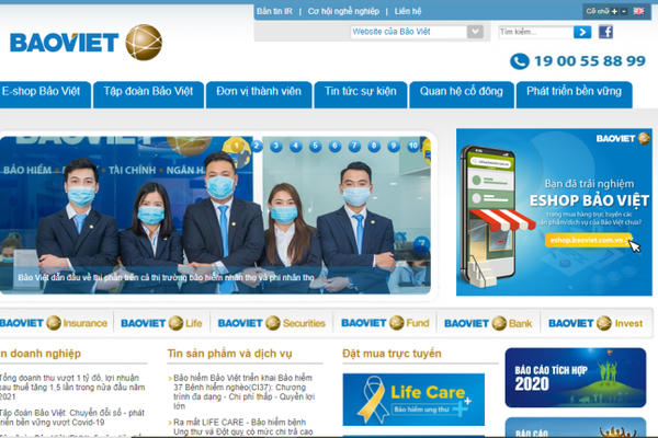 Lợi nhuận sau thuế của Tập đoàn Bảo Việt trong 6 tháng đầu năm 2021 tăng 1,5 lần so với cùng kỳ năm trước