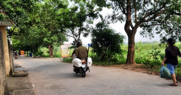 [Chùm ảnh]: Buổi sáng đầu tiên trong khu phong tỏa xã Đại Đồng, huyện Tiên Du