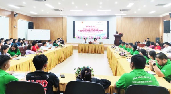 Bộ Tư pháp tập huấn pháp luật nhằm nâng cao nhận thức cho người khuyết tật