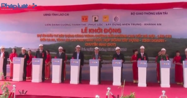 Khởi công đường 2.500 tỷ nối cao tốc Hà Nội - Lào Cai đến Sapa