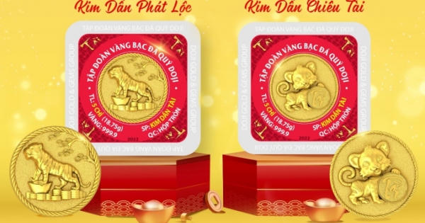 Các sản phẩm vàng của DOJI hút khách dịp Thần Tài