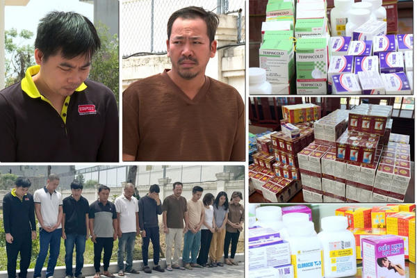 Triệt phá đường dây sản xuất, buôn bán thuốc tân dược giả, thu lợi bất chính hàng trăm tỷ đồng