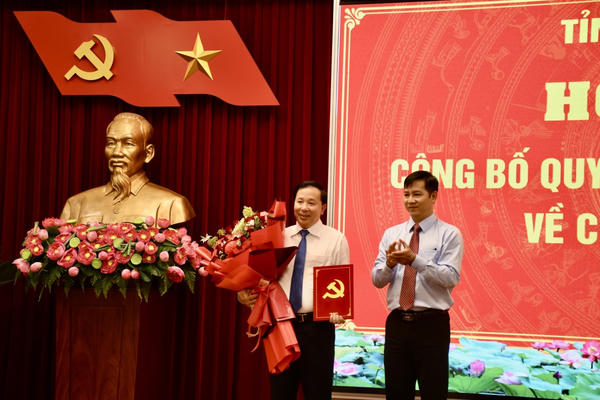 Ông Nguyễn Văn Út được điều động giữ chức Phó Bí thư Tỉnh ủy Đồng Nai