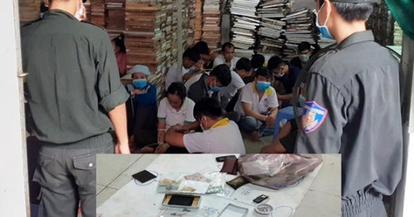 Bắt quả tang 40 công nhân đánh bạc trăm triệu tại công ty