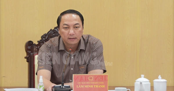 Kỷ luật khiển trách Chủ tịch UBND tỉnh Kiên Giang Lâm Minh Thành