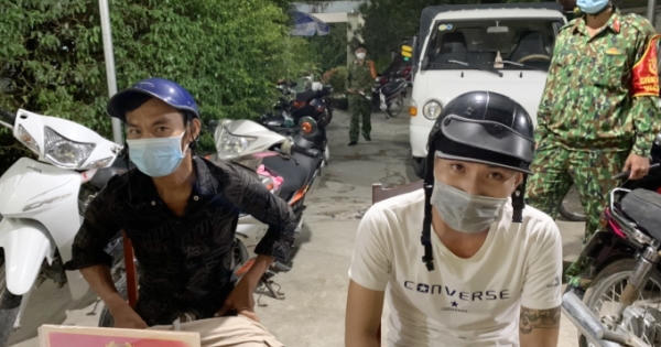 2 đối tượng không có giấy đi đường bỏ chạy khi thấy lực lượng chức năng