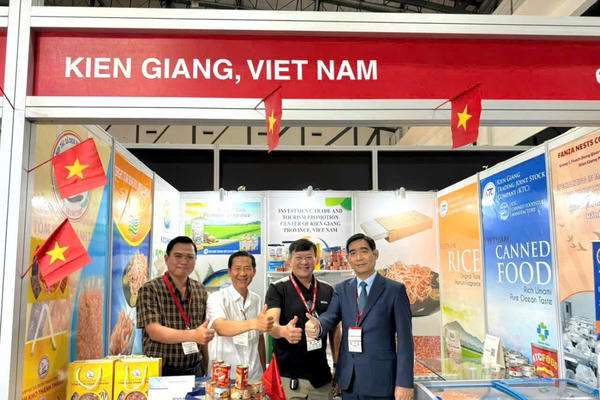 Kiên Giang quảng bá các sản phẩm đặc trưng ở Hội chợ ThaiFex Anuga Asia 2025 tại Thái Lan