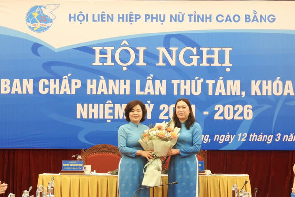 Hội Liên hiệp Phụ nữ tỉnh Cao Bằng có tân Phó Chủ tịch
