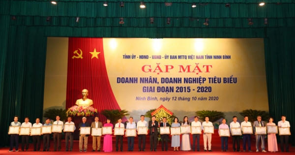 Ninh Bình: Gặp mặt Doanh nghiệp, Doanh nhân tiêu biểu giai đoạn 2015-2020