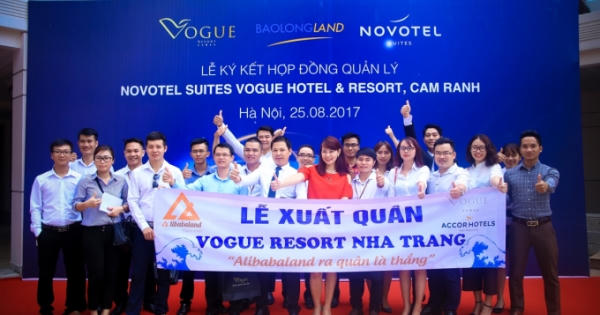 Lễ ký kết hợp đồng quản lý Novotel Suites Vogue Hotel & Resort, Cam Ranh đánh dấu chiến lược