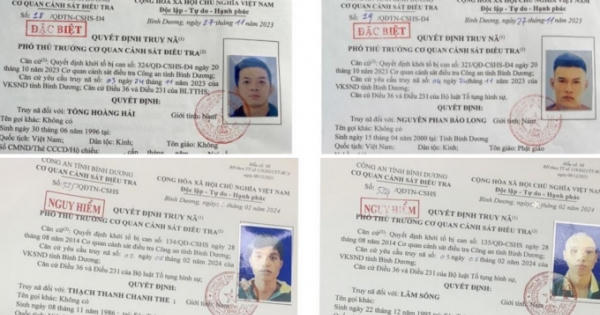 Công an Bình Dương bắt giữ nhiều đối tượng truy nã đặt biệt Công an Bình Dương bắt giữ nhiều đối tượng truy nã đặt biệt