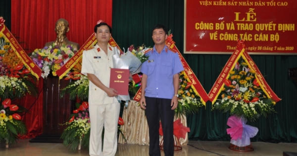 Viện Kiểm sát Nhân dân tỉnh Thanh Hóa có tân Viện trưởng