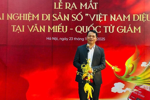 Ra mắt trải nghiệm di sản số “Việt Nam diệu sử” tại Văn Miếu – Quốc Tử Giám