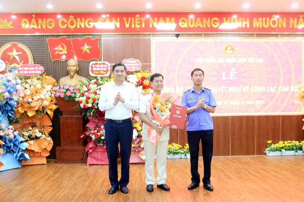 Điều động ông Bùi Việt Cường giữ chức Viện trưởng Viện KSND tỉnh Nghệ An