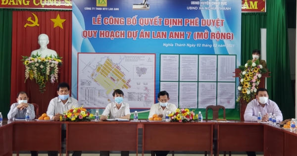 Bà Rịa - Vũng Tàu: Công bố Phê duyệt quy hoạch chi tiết xây dựng tỉ lệ 1/500 dự án Lan Anh 7 giai đoạn 2