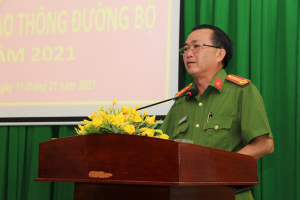 An Giang: Phòng Cảnh sát giao thông đường bộ triển khai công tác năm 2021