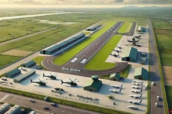 Chi 47.600 tỷ đồng làm 28km đường nối sân bay Gia Bình về Hà Nội với 10 làn xe