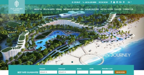 FLC Quy Nhơn ra mắt hệ thống website độc đáo