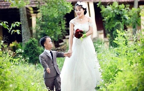 Thanh Hóa: Đám cưới đẹp như cổ tích của “Chú lùn và “nàng Bạch Tuyết”
