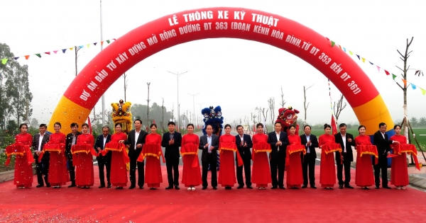 Hải Phòng: Thông xe kỹ thuật dự án mở rộng đường tỉnh 363 Hải Phòng: Thông xe kỹ thuật dự án mở rộng đường tỉnh 363