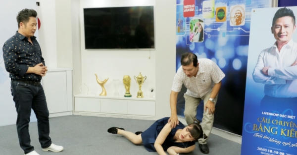 Bằng Kiều cùng đôi danh hài Vân Dung Quang Thắng ráo riết tập luyện trước thềm live show