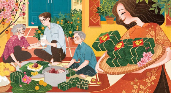 Tết tối giản