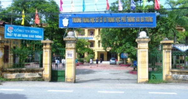 Vĩnh Phúc: Sáp nhập trường Hai Bà Trưng để nâng cao chất lượng dạy và học